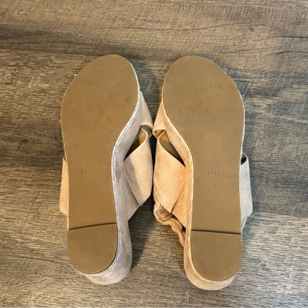 Joie Garden Platform Espadrille Wedge Sandal- Blush, Size 8.5 - Picture 6 of 12